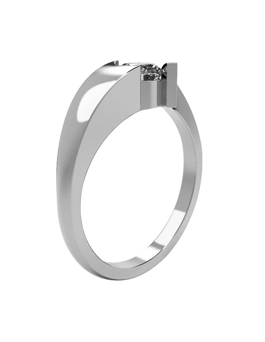 ANILLO DE ORO CON CIRCONIA