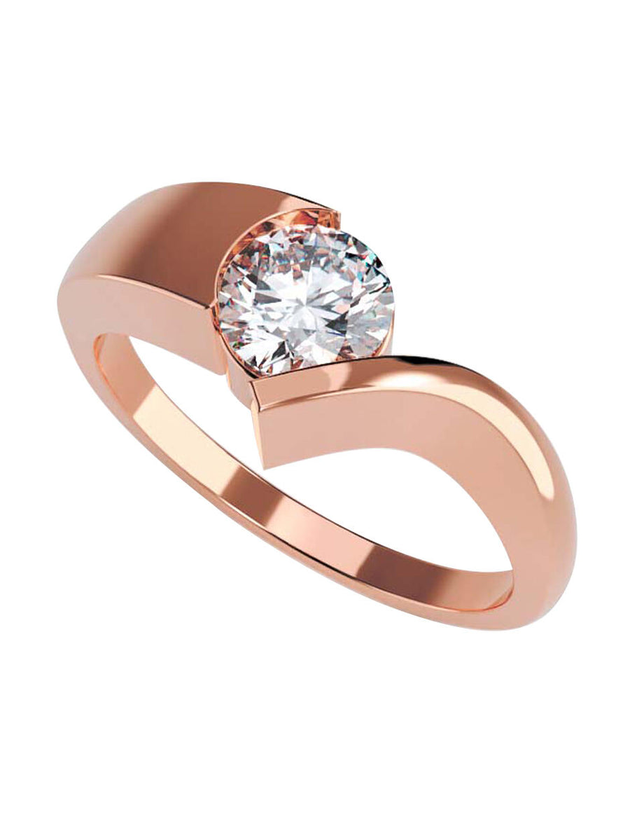 ANILLO DE ORO CON CIRCONIA