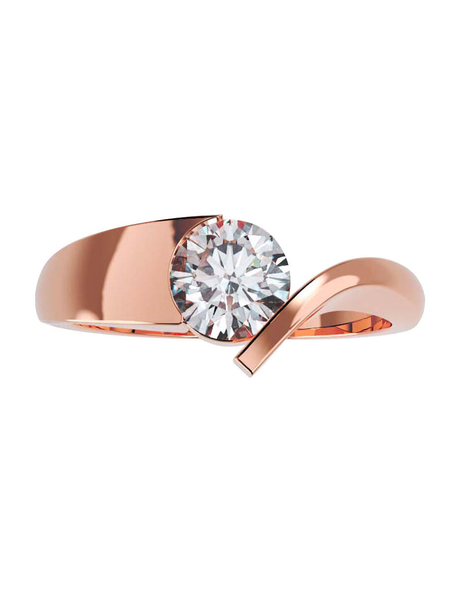ANILLO DE ORO CON CIRCONIA