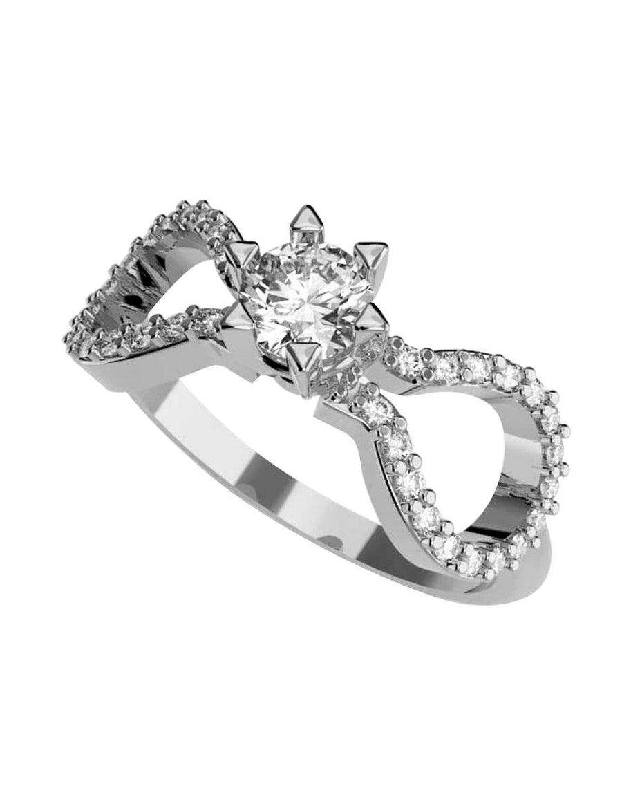 ANILLO DE ORO CON CIRCONIA