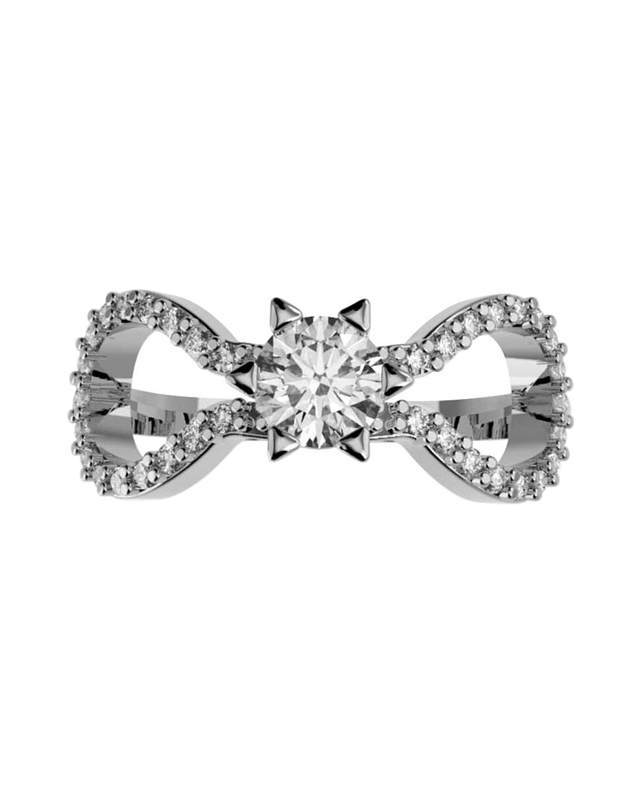 ANILLO DE ORO CON CIRCONIA