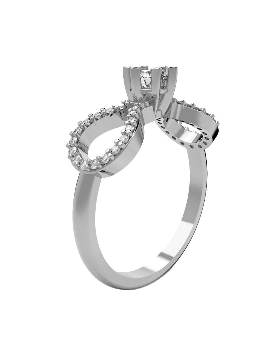 ANILLO DE ORO CON CIRCONIA