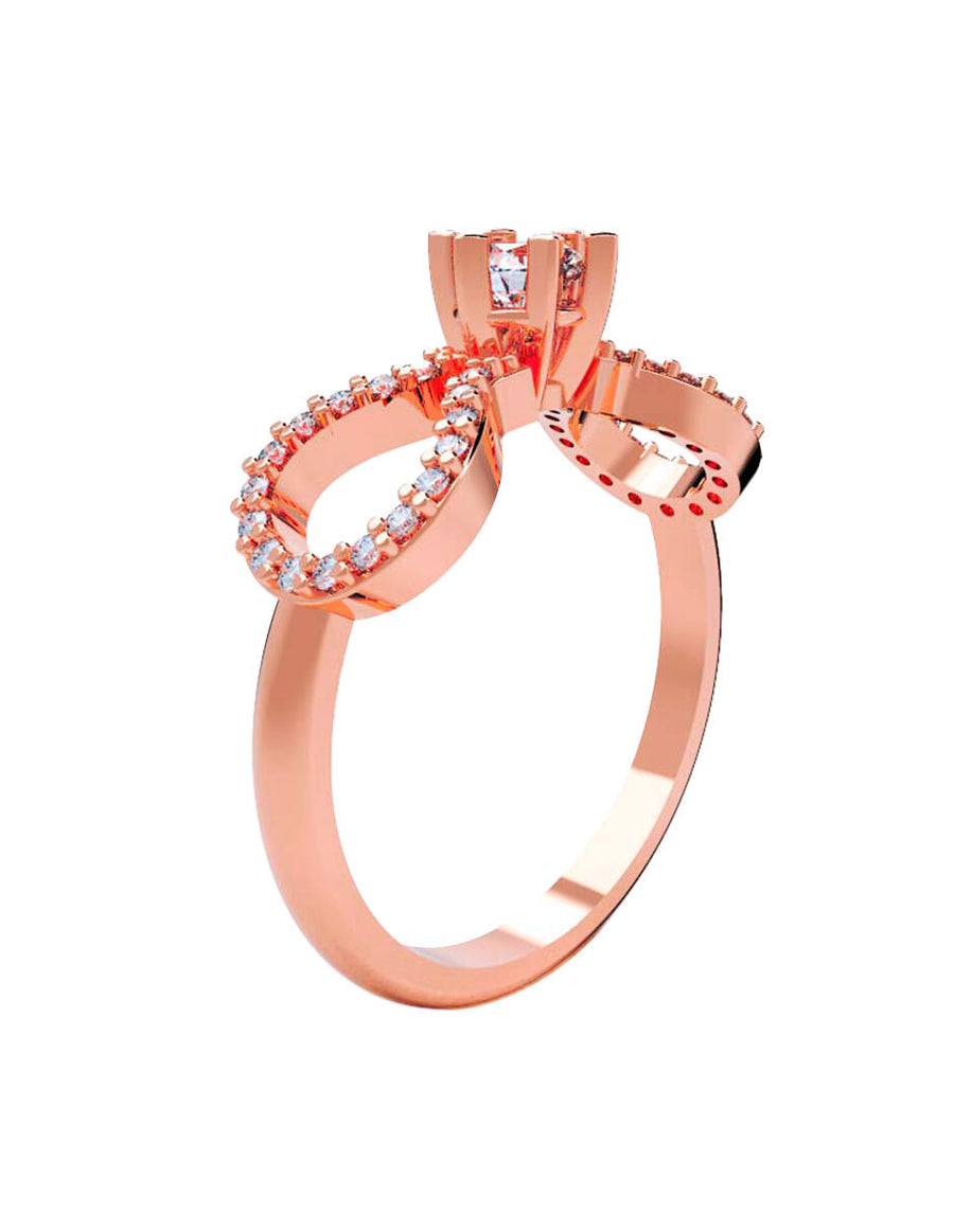 ANILLO DE ORO CON CIRCONIA