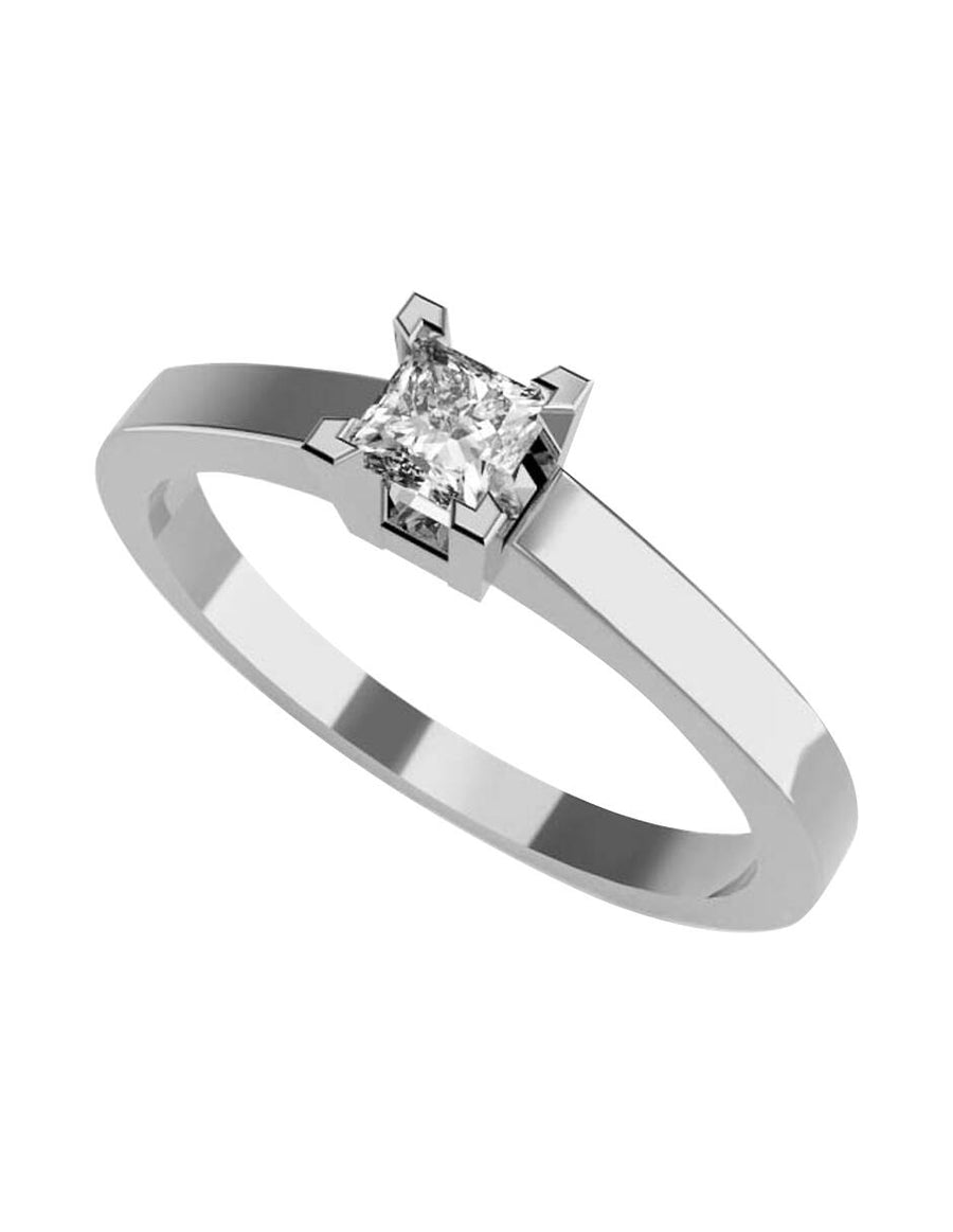 ANILLO DE ORO CON CIRCONIA