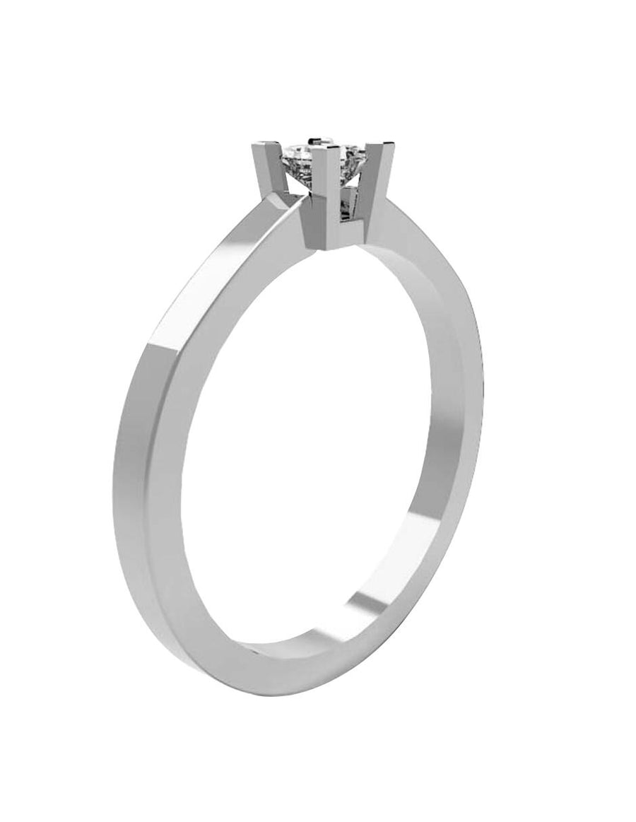 ANILLO DE ORO CON CIRCONIA