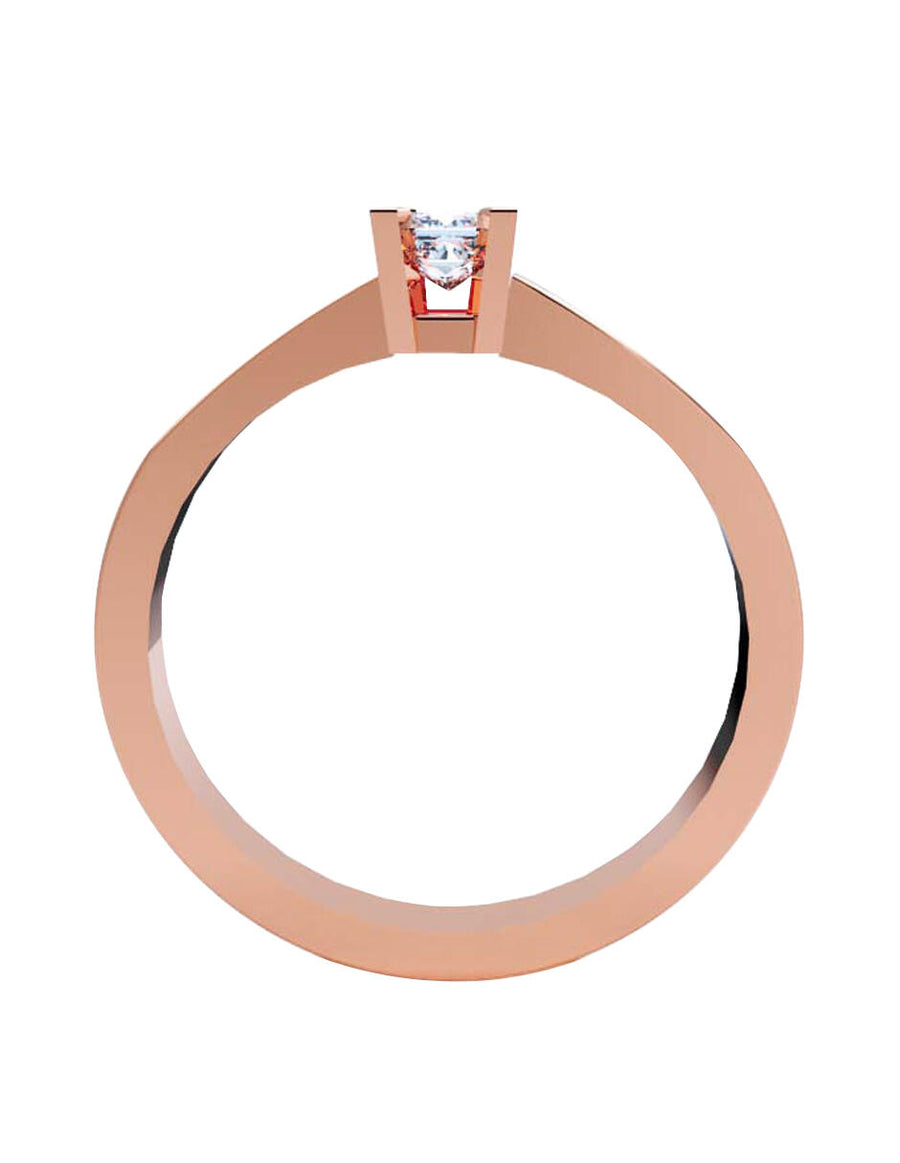 ANILLO DE ORO CON CIRCONIA