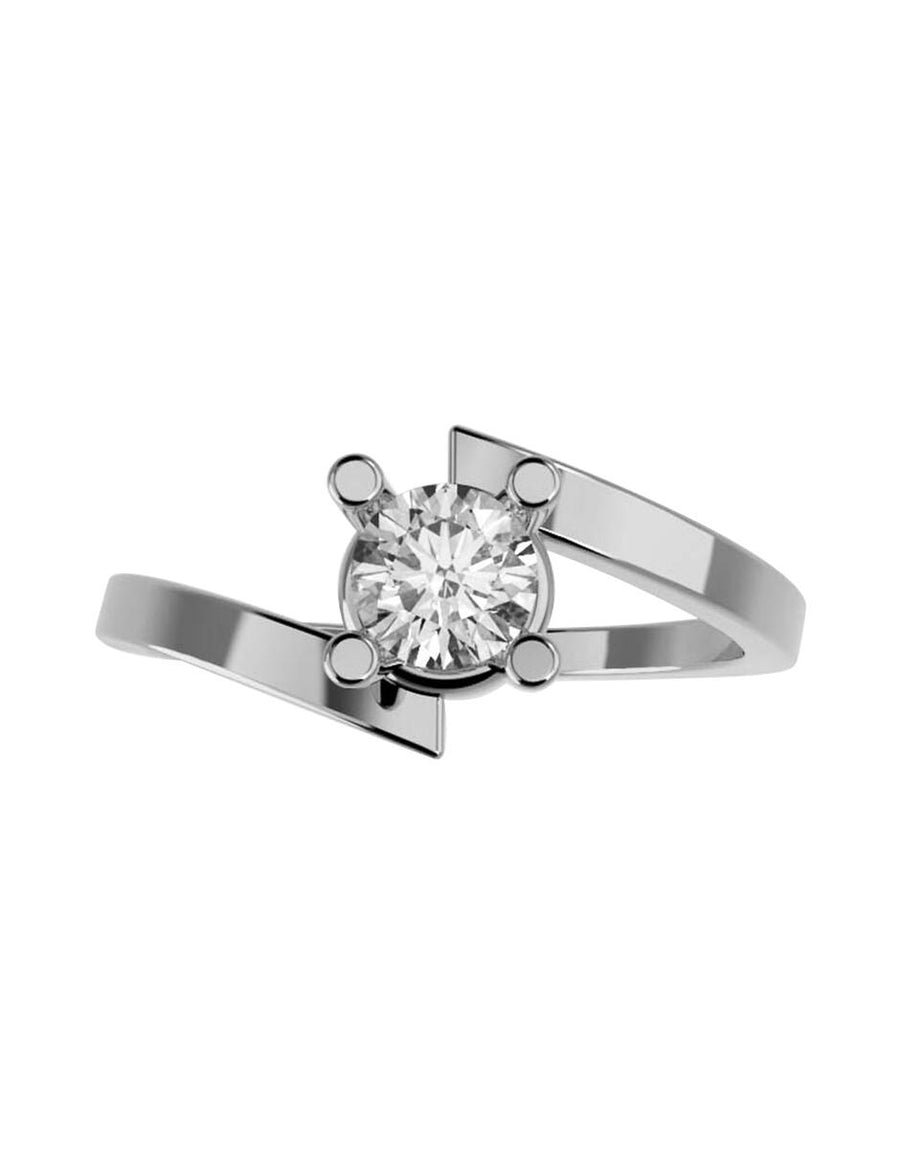 ANILLO DE ORO CON CIRCONIA