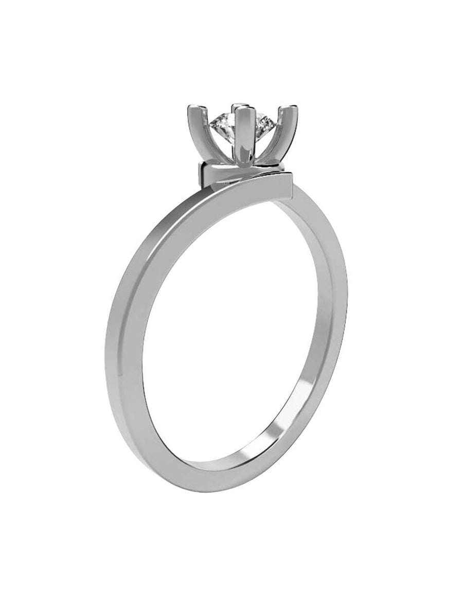 ANILLO DE ORO CON CIRCONIA