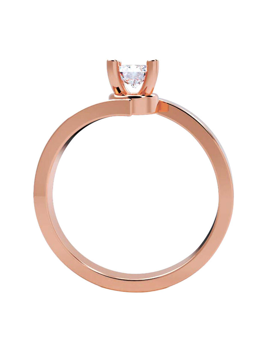 ANILLO DE ORO CON CIRCONIA