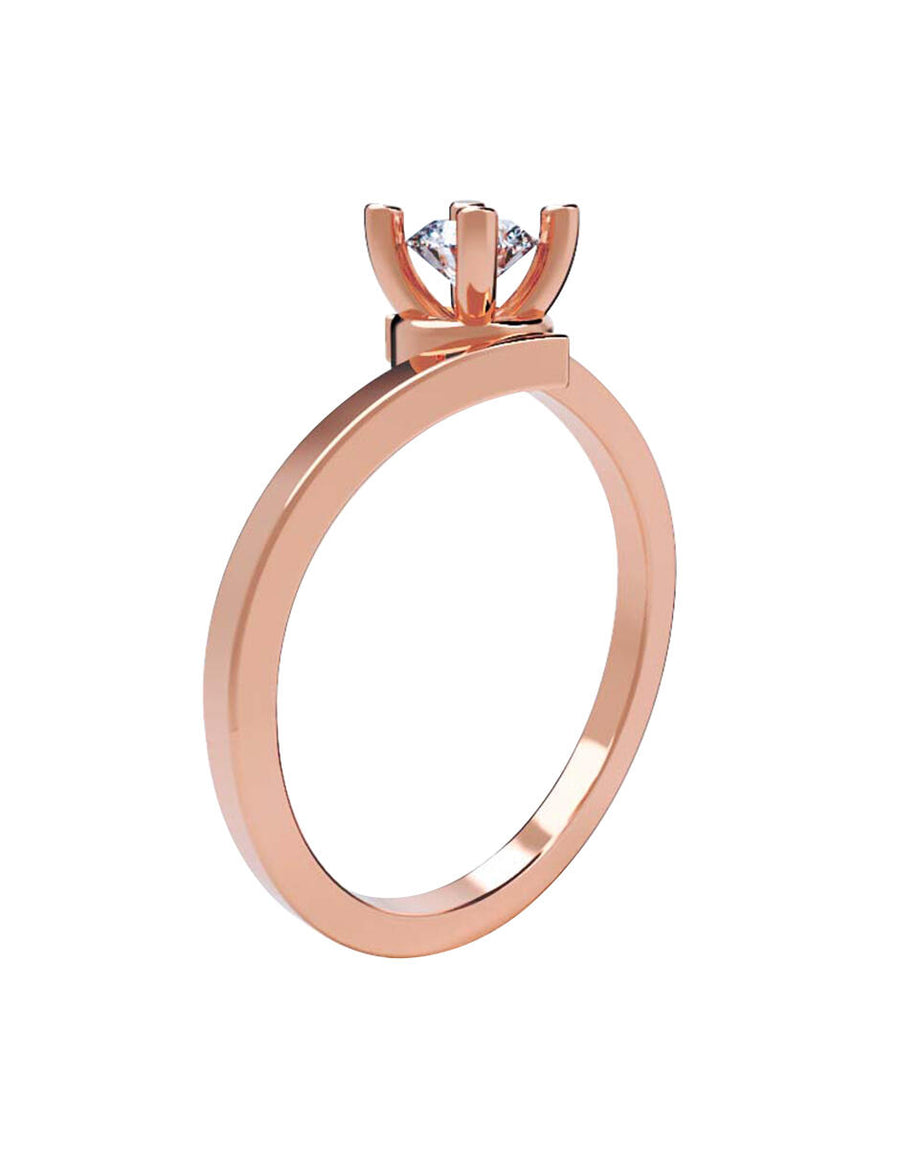 ANILLO DE ORO CON CIRCONIA
