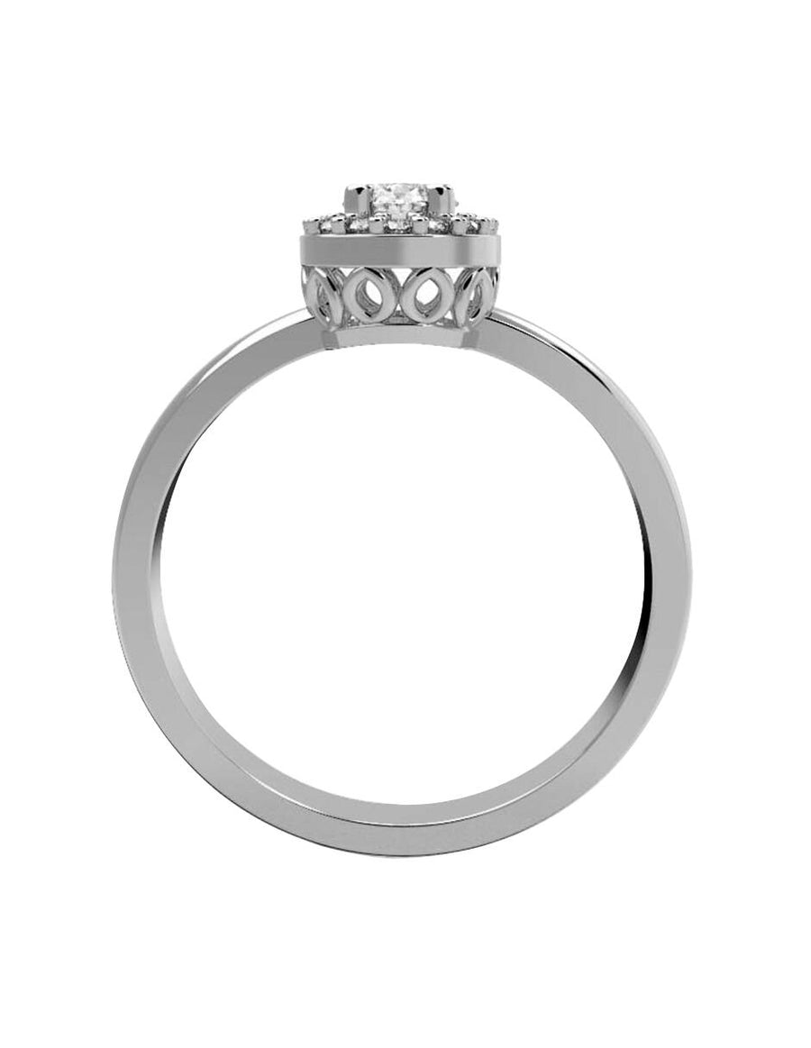 ANILLO DE ORO CON CIRCONIA