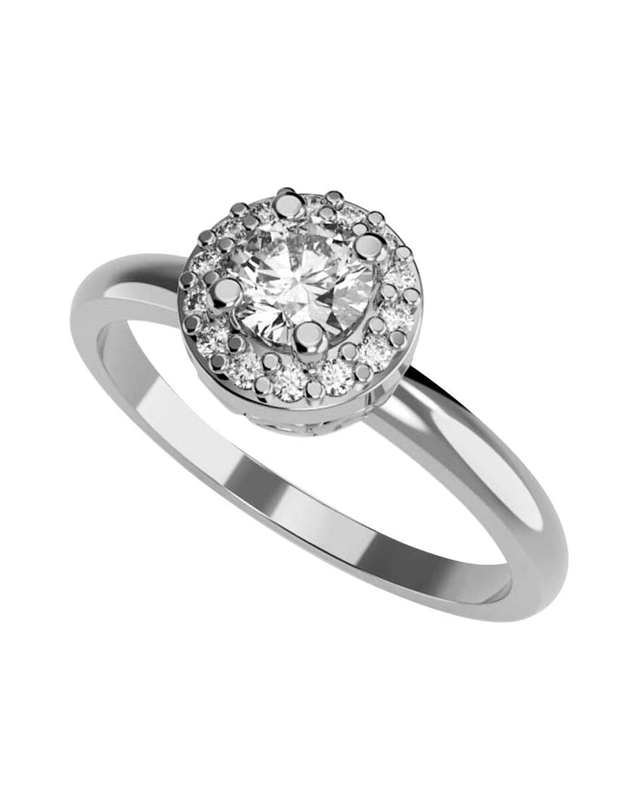 ANILLO DE ORO CON CIRCONIA