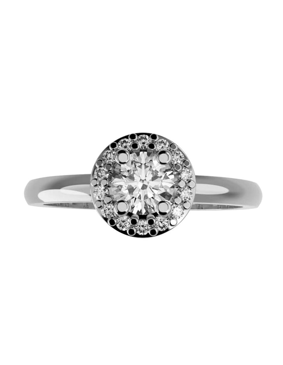 ANILLO DE ORO CON CIRCONIA