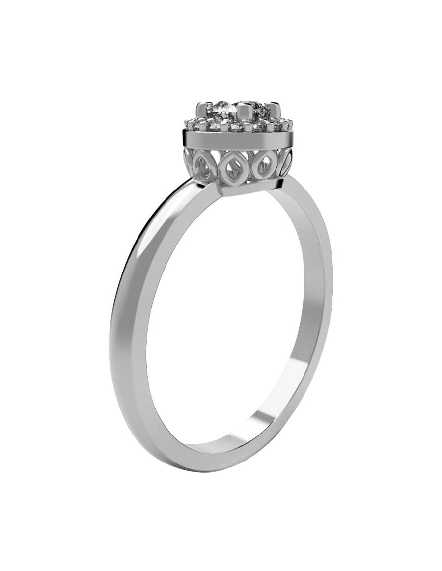 ANILLO DE ORO CON CIRCONIA