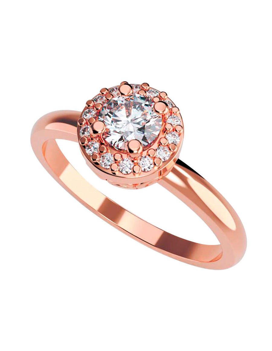 ANILLO DE ORO CON CIRCONIA