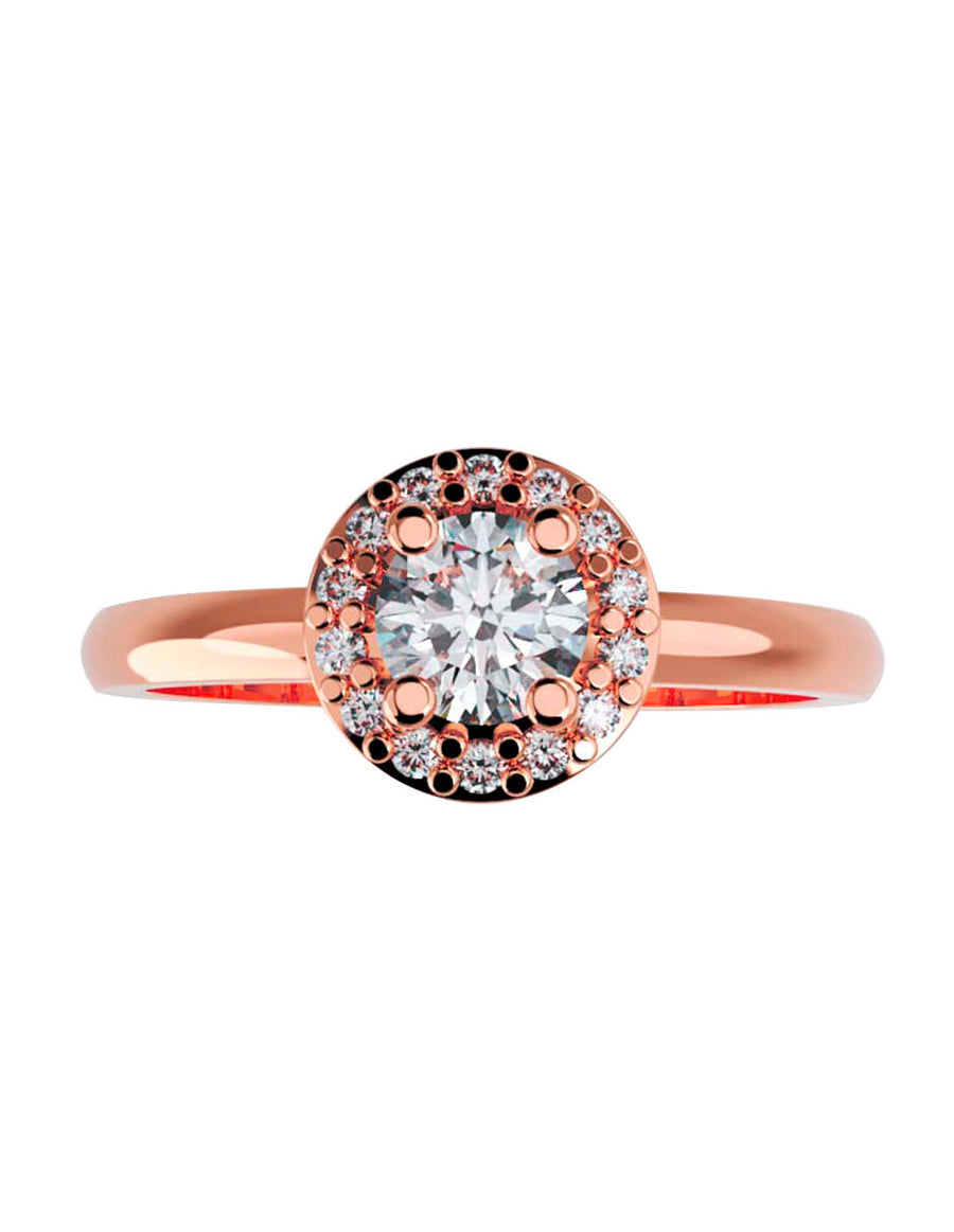 ANILLO DE ORO CON CIRCONIA