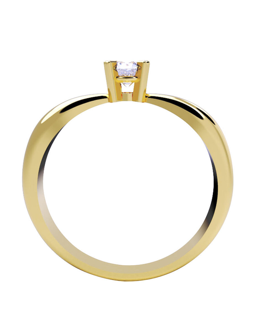 ANILLO DE ORO CON CIRCONIA