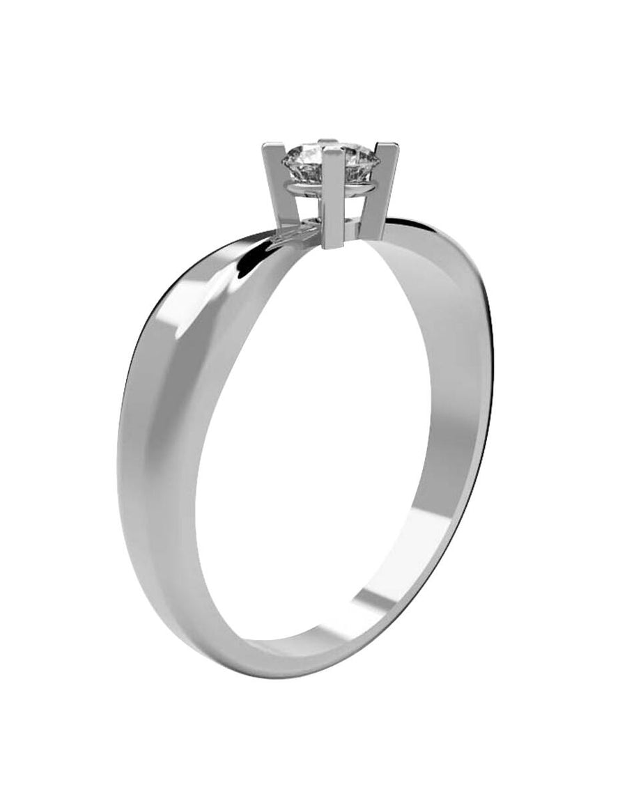 ANILLO DE ORO CON CIRCONIA