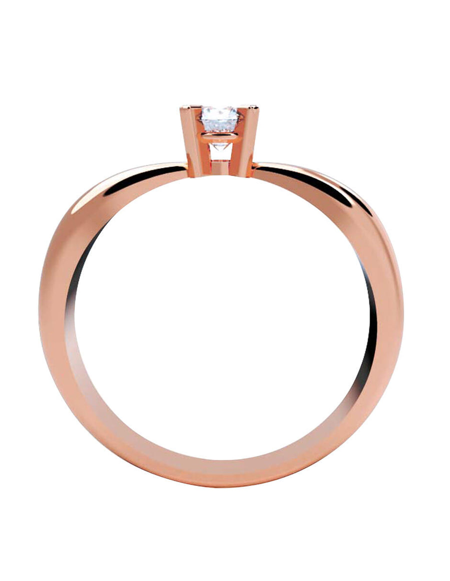 ANILLO DE ORO CON CIRCONIA