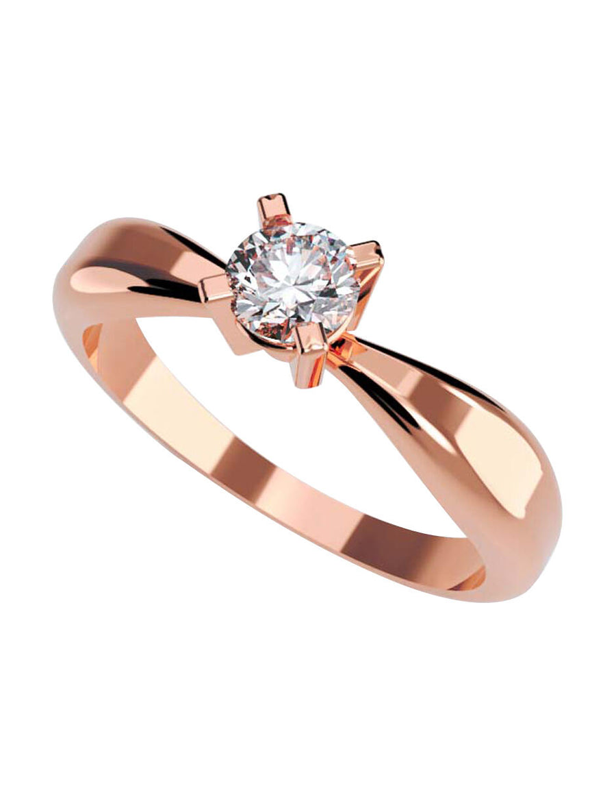 ANILLO DE ORO CON CIRCONIA