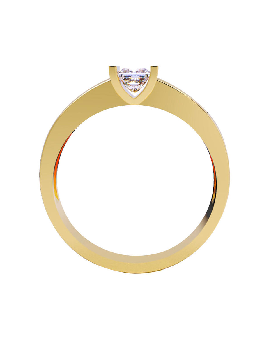 ANILLO DE ORO CON CIRCONIA
