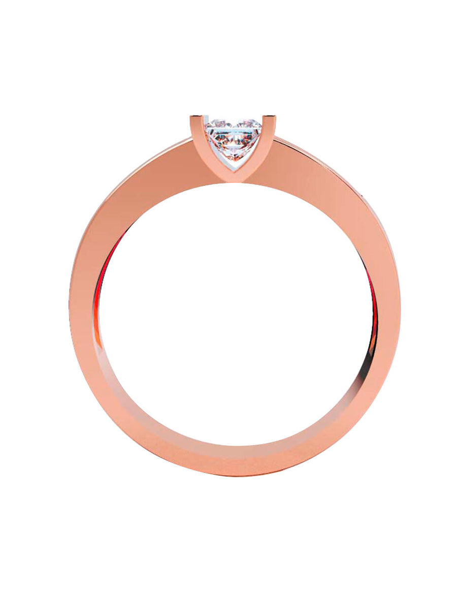 ANILLO DE ORO CON CIRCONIA