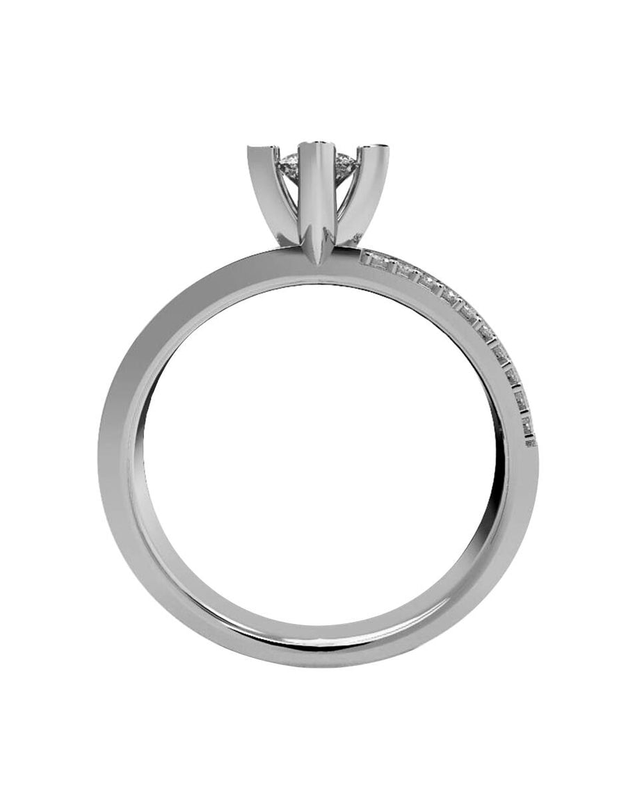 ANILLO DE ORO CON CIRCONIA