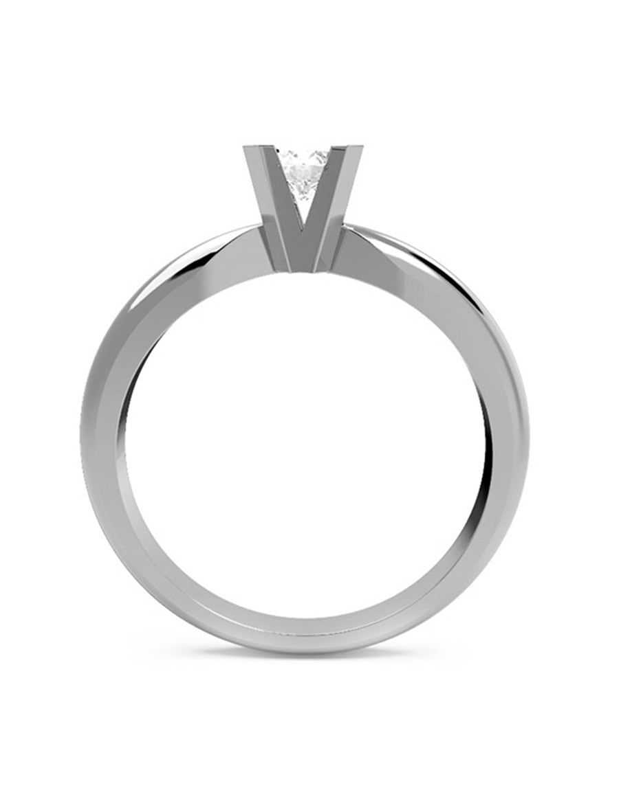 ANILLO CON DIAMANTE DE LABORATORIO ESTILO SOLITARIO