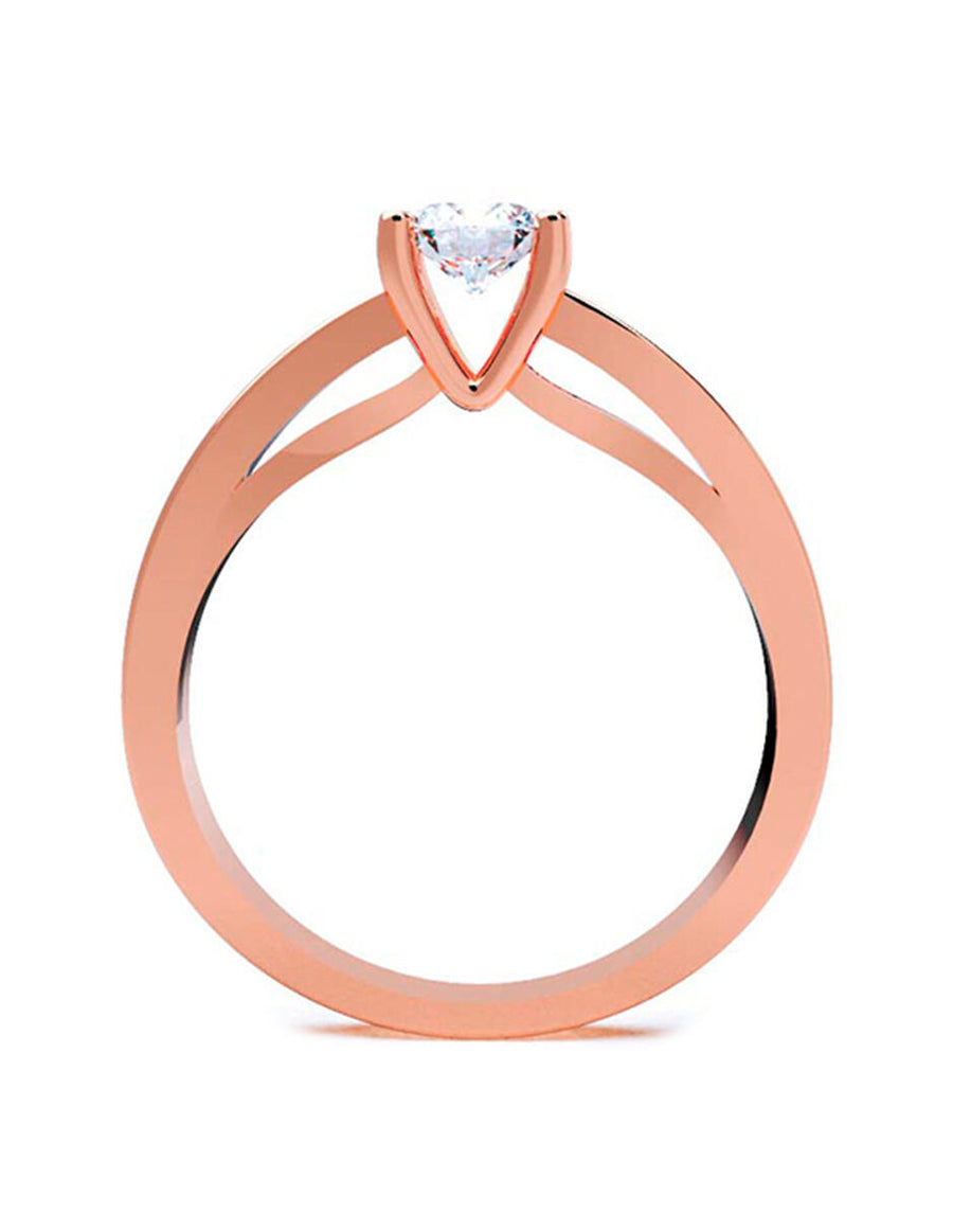 ANILLO DE ORO CON CIRCONIA