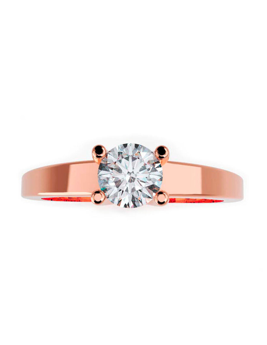 ANILLO DE ORO CON CIRCONIA