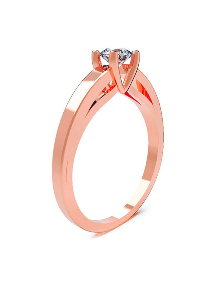 ANILLO DE ORO CON CIRCONIA