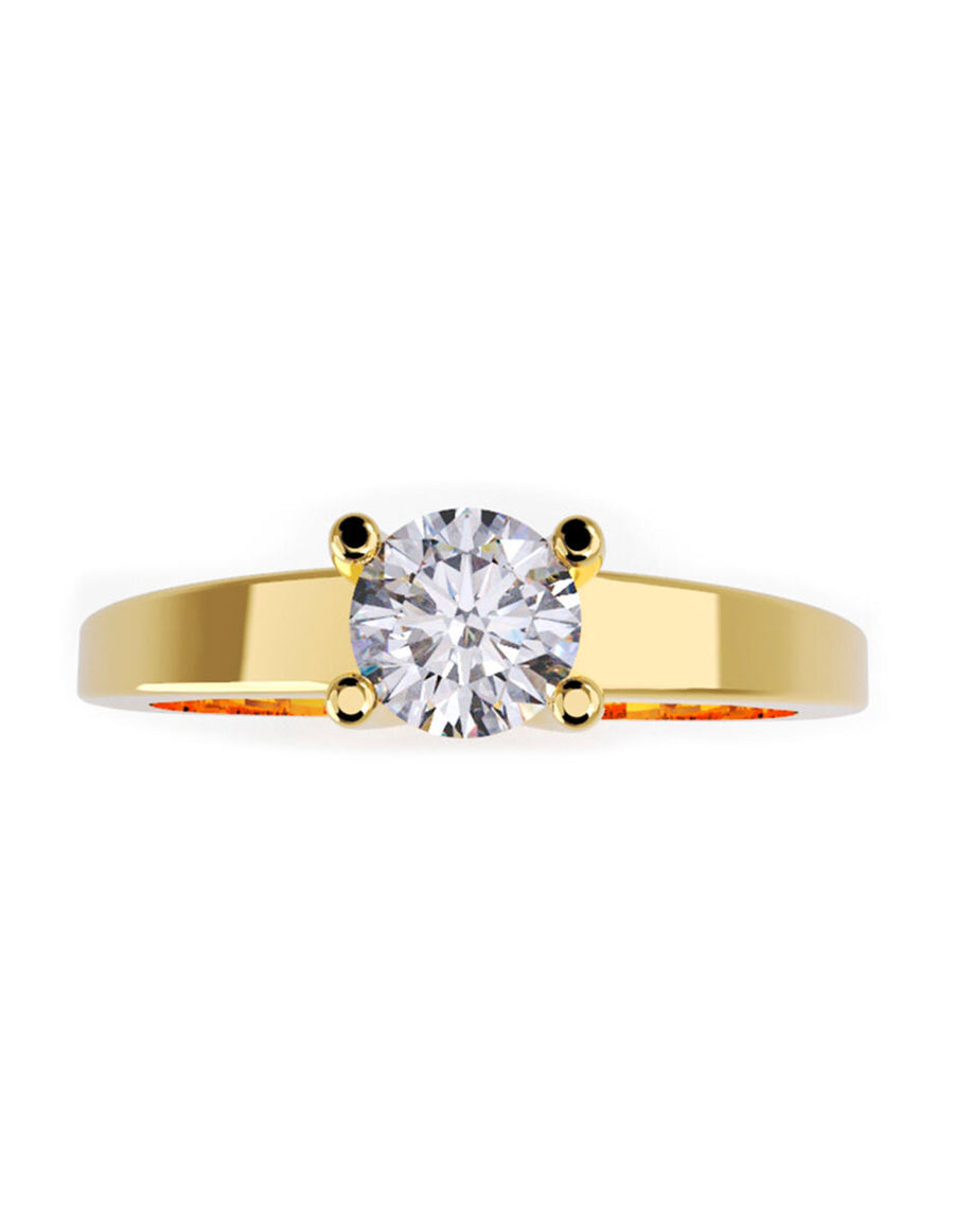ANILLO DE ORO CON CIRCONIA