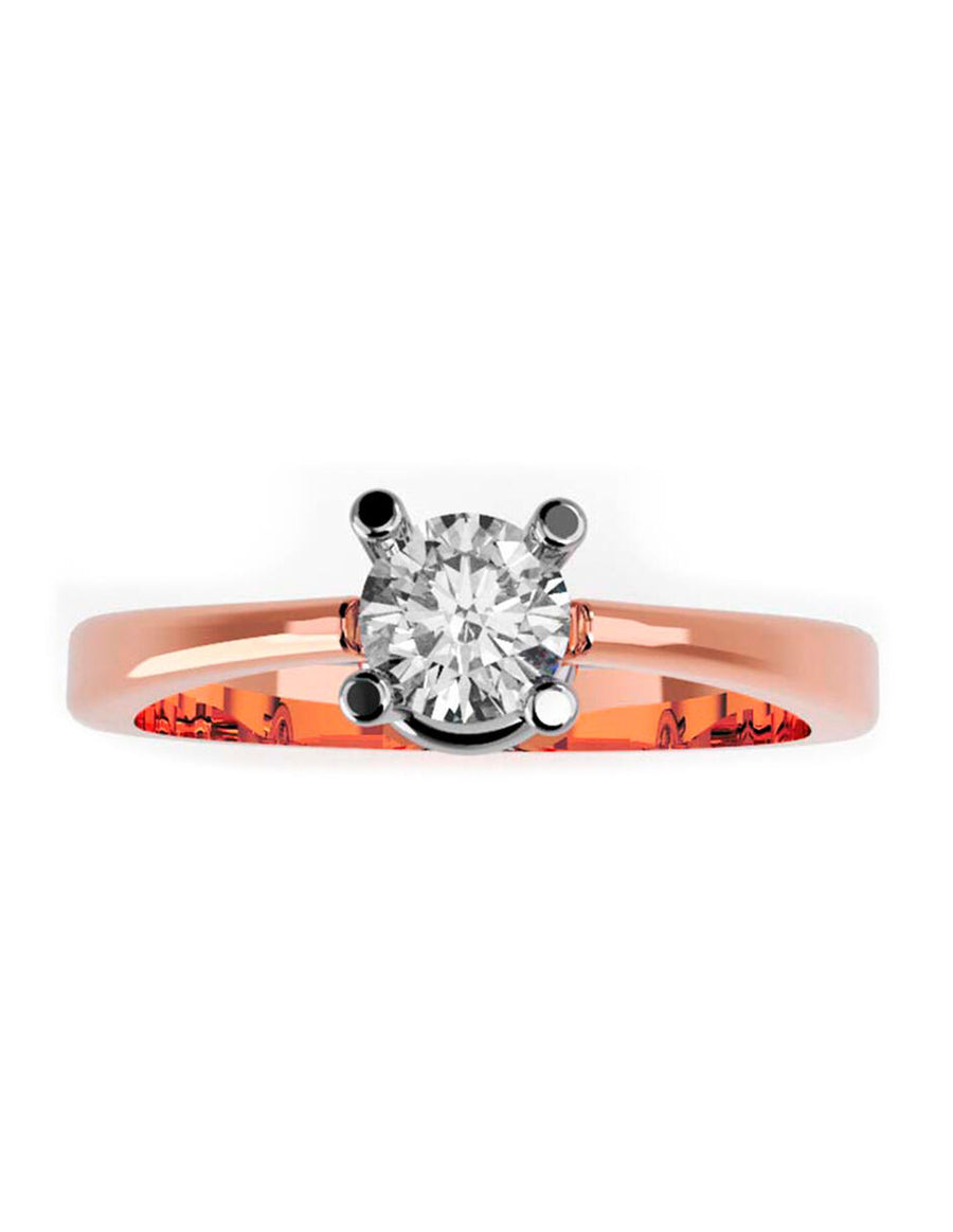 ANILLO DE ORO CON CIRCONIA