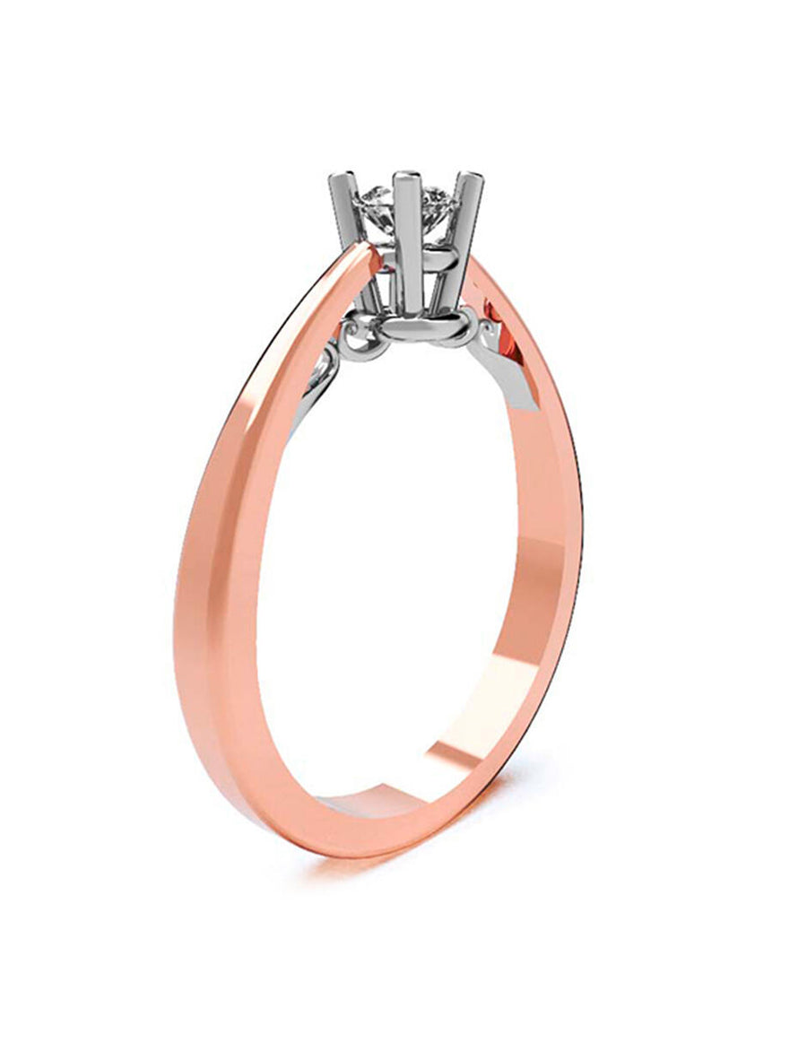 ANILLO DE ORO CON CIRCONIA