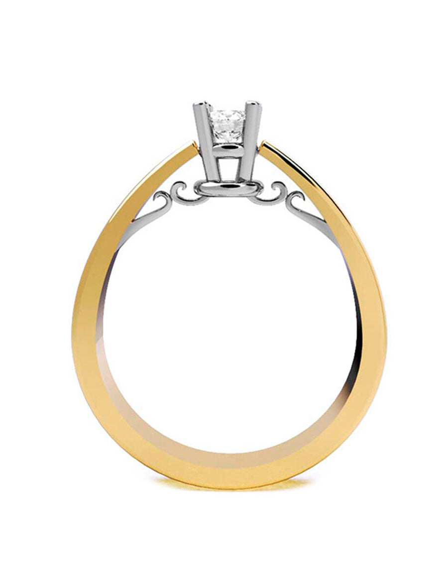 ANILLO DE ORO CON CIRCONIA