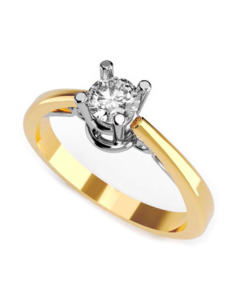 ANILLO DE ORO CON CIRCONIA