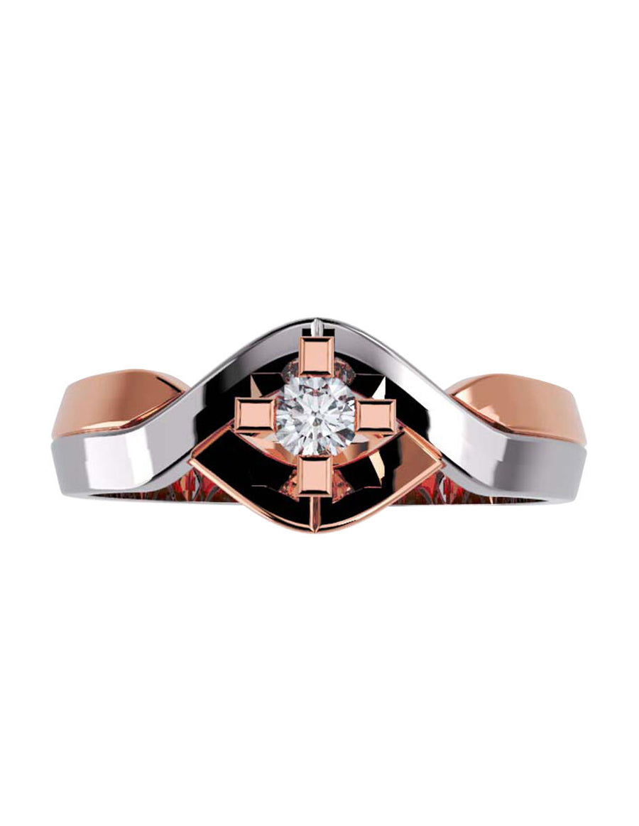 ANILLO DE ORO CON CIRCONIA