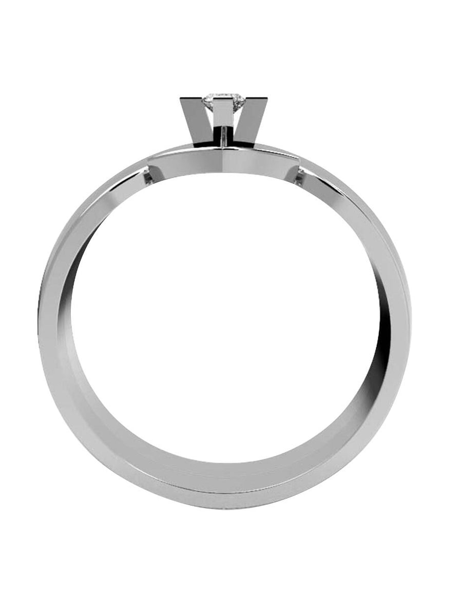 ANILLO DE ORO CON CIRCONIA