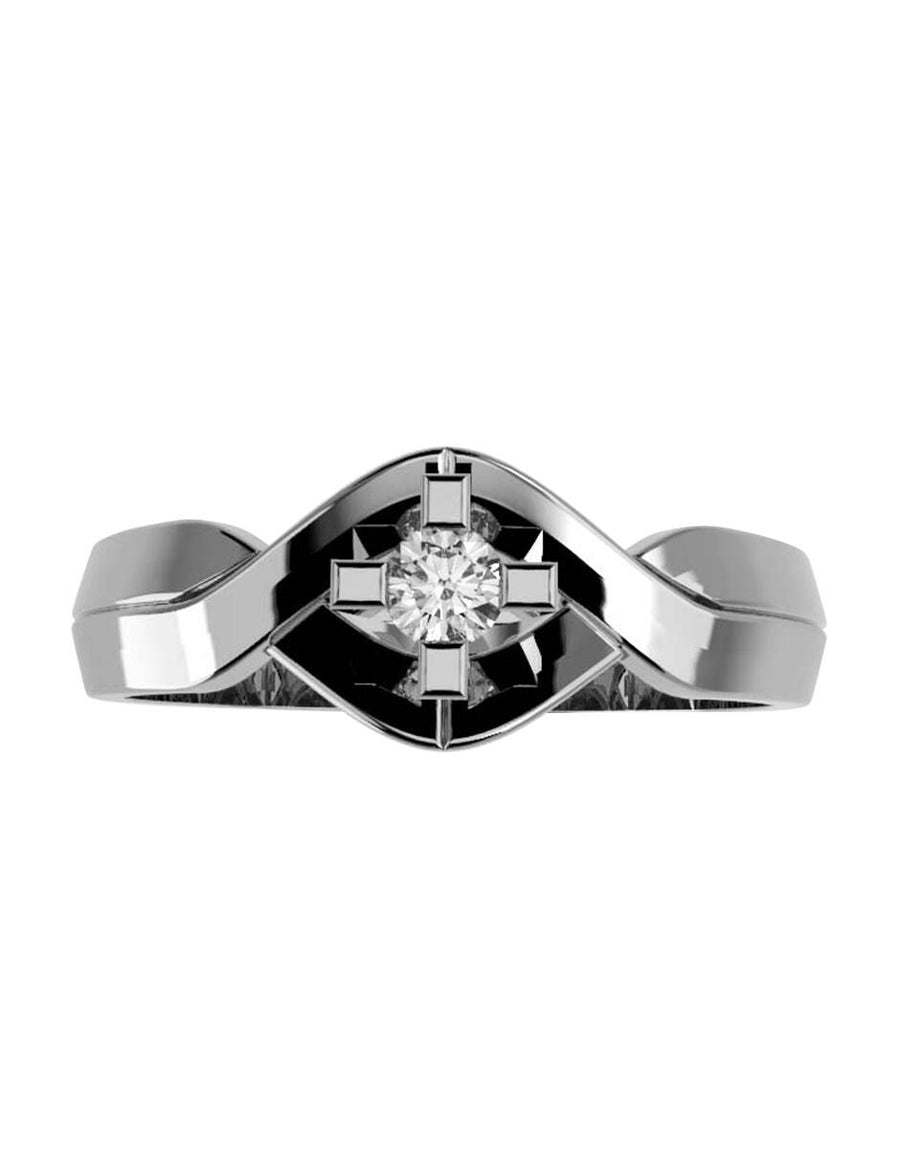 ANILLO DE ORO CON CIRCONIA