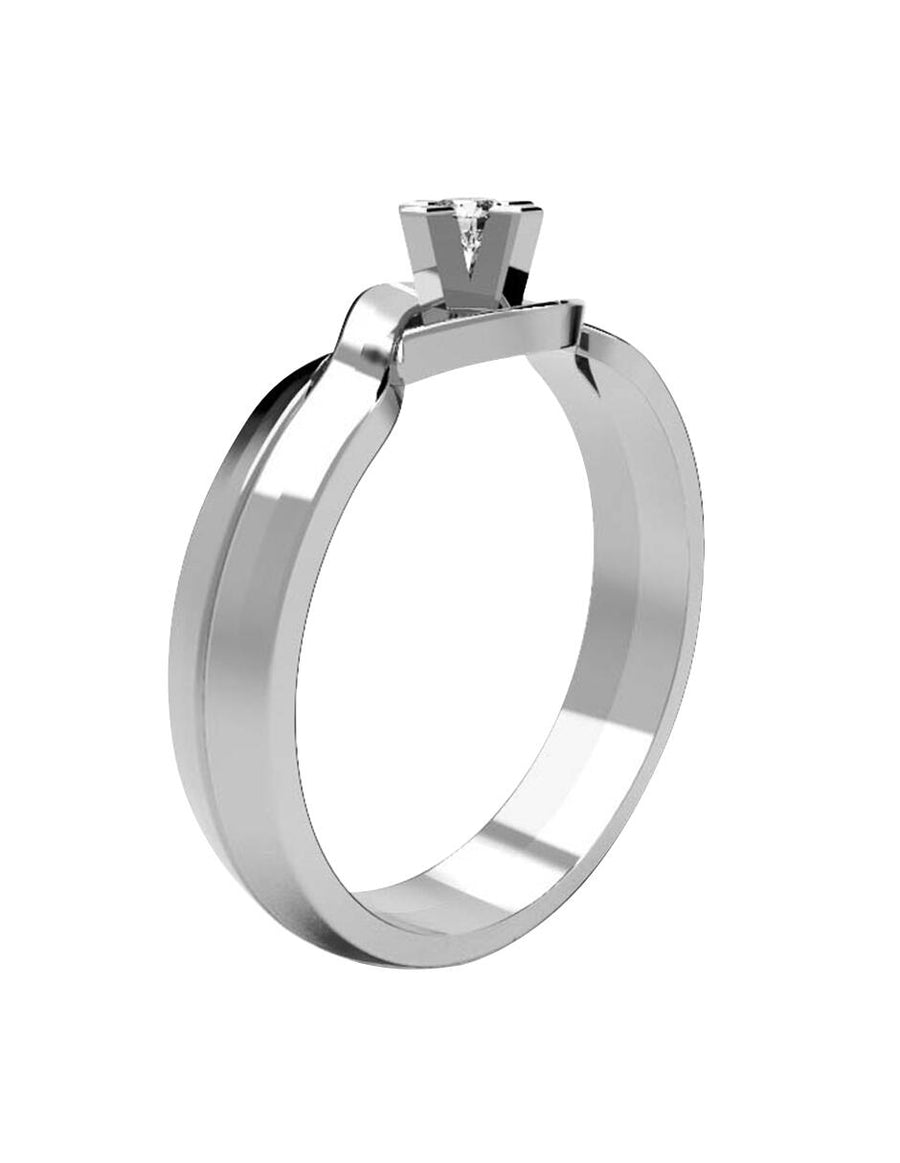 ANILLO DE ORO CON CIRCONIA