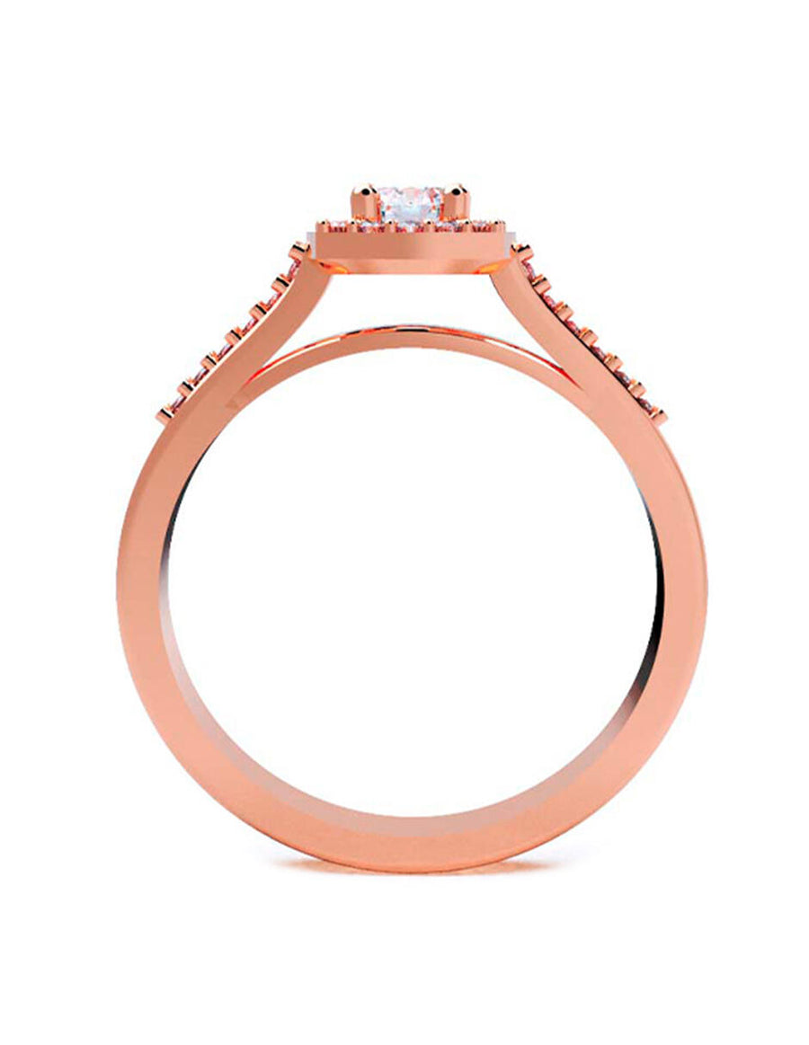 ANILLO DE ORO CON CIRCONIA