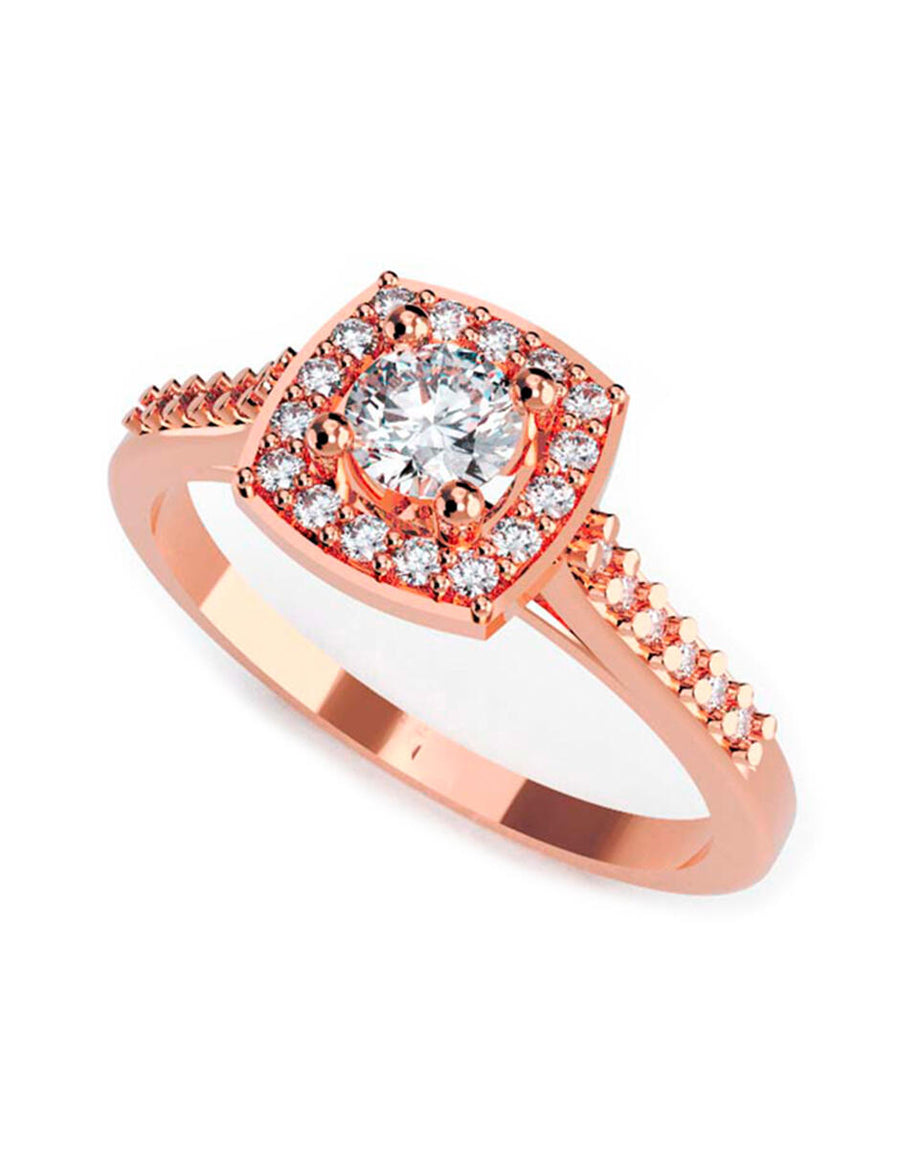 ANILLO DE ORO CON CIRCONIA