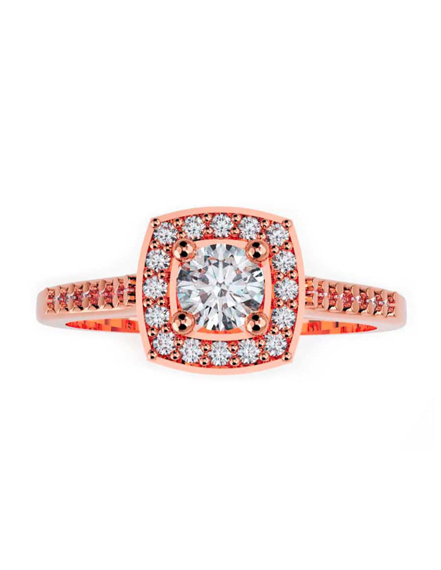 ANILLO DE ORO CON CIRCONIA