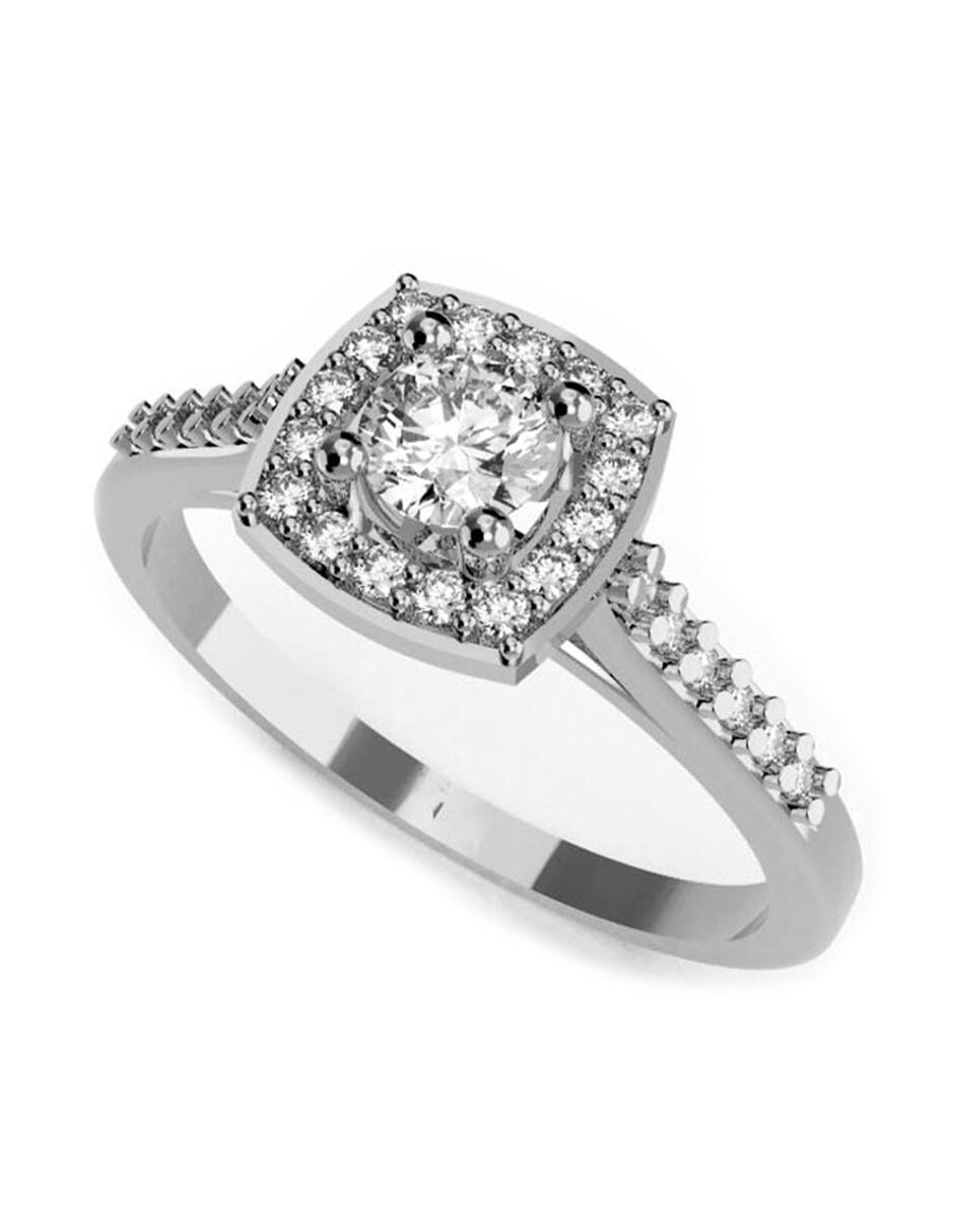 ANILLO DE ORO CON CIRCONIA