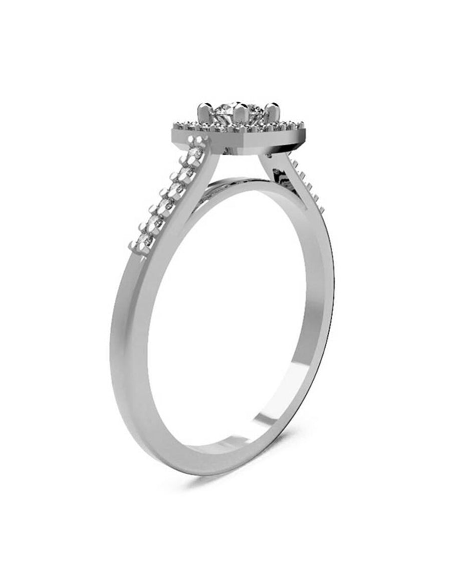 ANILLO DE ORO CON CIRCONIA