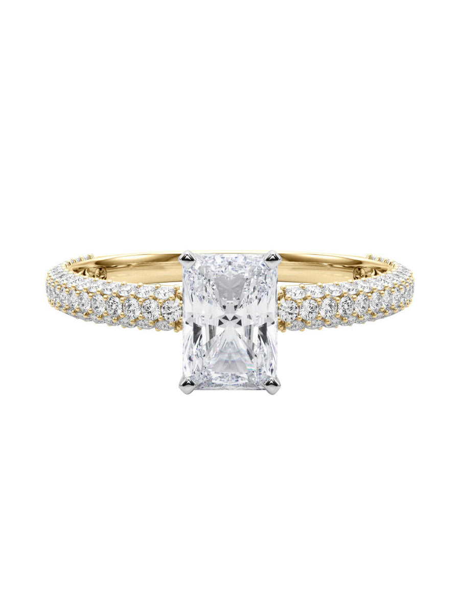 MONTADURA PARA PERSONALIZAR ANILLO DE COMPROMISO - PAVÉ
