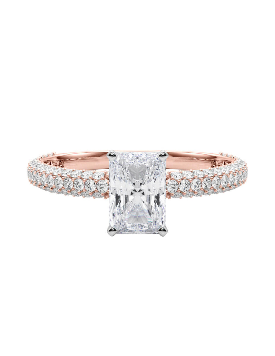 MONTADURA PARA PERSONALIZAR ANILLO DE COMPROMISO - PAVÉ