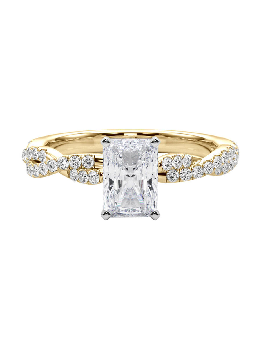 MONTADURA PARA PERSONALIZAR ANILLO DE COMPROMISO - PAVÉ