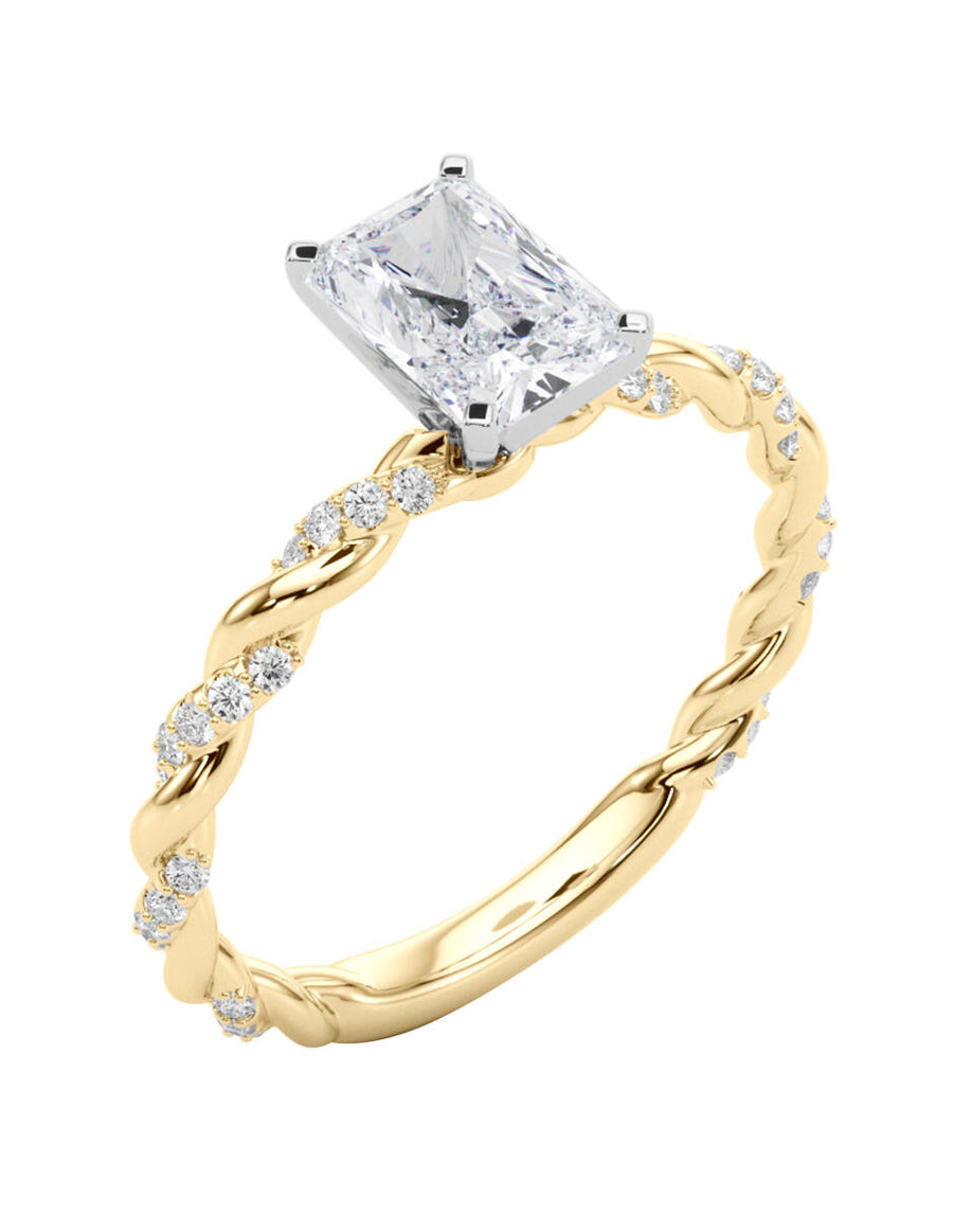 MONTADURA PARA PERSONALIZAR ANILLO DE COMPROMISO - PAVÉ