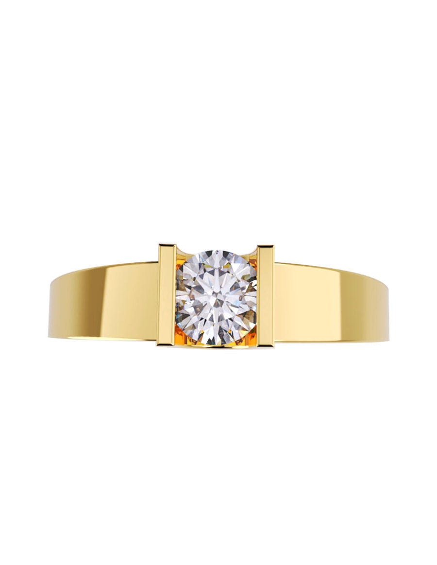 ANILLO DE ORO CON CIRCONIA